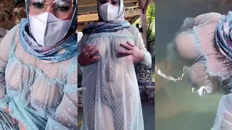 Bokep Jilbab Transparan Di Kolam Renang Viral