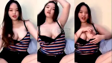 Moa Cantik Chindo Goyang Live Barbar Tanpa Bra
